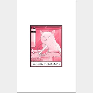 Wheel of Fortune Cat Tarot Posters and Art